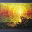 V�CHOD SLUNCE U ATHOSU - acryl na sololitu; 98x71 cm;